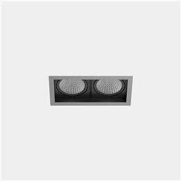 Downlight MULTIDIR TRIM SMALL 7.3W Blanco neutro - 4000K CRI 90 61.9º ON-OFF Gris IP23 902lm Leds C4 AU13-P8X9F1OS34