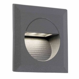 Lámpara Empotrable para exterior EDEL High Power LED Luz Día Niquel Mate