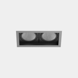 Downlight MULTIDIR TRIM BIG 33.2W Blanco cálido - 3000K CRI 90 22.5º Gris IN IP20 / OUT IP54 3942lm Leds C4 AU19-18W9M3BB34