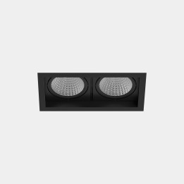 Downlight MULTIDIR TRIM BIG 33.2W Blanco cálido - 3000K CRI 90 22.5º Negro IN IP20 / OUT IP54 3942lm Leds C4 AU19-18W9M3BB60