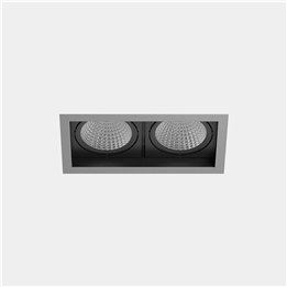 Downlight MULTIDIR TRIM BIG 33.2W Blanco neutro - 4000K CRI 90 22.5º Gris IN IP20 / OUT IP54 4170lm Leds C4 AU19-18X9M3BB34