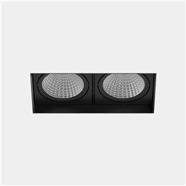 Downlight MULTIDIR TRIMLESS BIG 71.6W Blanco cálido - 3000K CRI 90 59.1º Negro IN IP20 / OUT IP54 7756lm Leds C4 AU21-39W9F1BB60