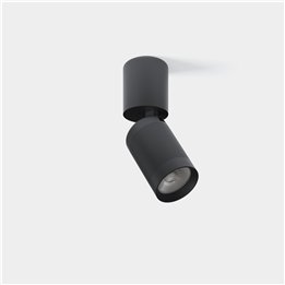 Plafón Iris Projector Surface 11.7W Blanco cálido - 3000K CRI 90 DALI-2 Negro IP23 721lm Leds C4 AV13-12W9U2DS60
