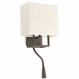 Aplique con luz para Lectura LED FARO VESPER Marrón