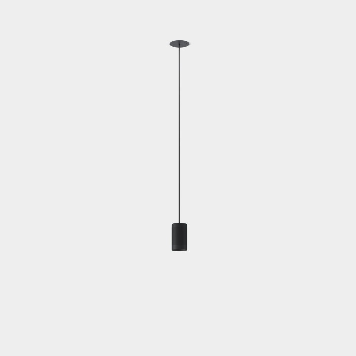 Lámpara Colgante Iris Penjant Trim 5.7W 3000K CRI 90 Negro IP23 461lm Leds C4 AV14-P6W9U2DS60