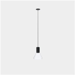Lámpara Colgante Iris Penjant Trim 5.7W 4000K CRI 90 Negro IP23 645lm Leds C4 AV14-P6X9X3OS60