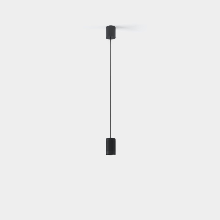 Lámpara Colgante Iris Penjant Surface 11.7W 3000K CRI 90 Negro IP20 618lm Leds C4 AV16-12W9X2DS60