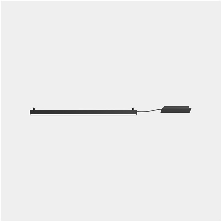 Lámpara Sistema Lineal APEX_LINEAL_AW11_12_13_14_15_16 36W Blanco cálido - 2700K CRI 90 DALI Negro IP40 3126lm Leds C4 AW13-36VA