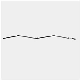 Lámpara Sistema Lineal APEX_M_AW39_41 48W Blanco cálido - 2700K CRI 90 Casambi Negro IP40 4168lm Leds C4 AW39-48VAPLXB60