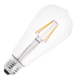Bombilla LED E27 Pebetero Filamento 4W  460Lm  2700K