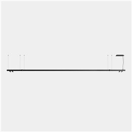 Lámpara Sistema Lineal APEX_2_SPOTS_D50_AW55_56_57_58_59_61 36W Blanco neutro - 4000K CRI 95 ON-OFF Negro IP40 2898lm Leds C4 AW