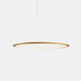 Lámpara Colgante Circular Inward ø2000 Surface LED 110W 4281lm 3000K Negro Leds C4 CD4C-00W9AZOU05
