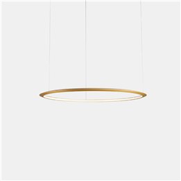 Lámpara Colgante Circular Inward ø900 Recessed LED 45.6W 1438lm 2700K Oro Leds C4 CD5K-00V9AZDUEF