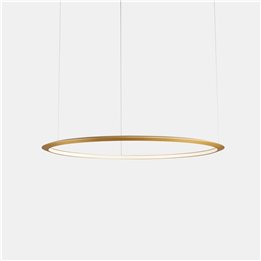 Lámpara Colgante Circular Inward ø900 Recessed LED 45.6W 1677lm 3000K Negro Leds C4 CD5K-00W9AZRU05