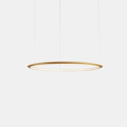 Lámpara Colgante Circular Inward ø900 Recessed LED 45.6W 1917lm 4000K Oro Leds C4 CD5K-00X9AZRUEF