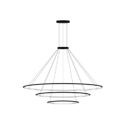 Lámpara Colgante Circular Outward 3 Rings (ø2000 ø1200 ø600) LED 223.5W 11468lm 3000K Blanco Leds C4 CF4H-00W9AZOU14