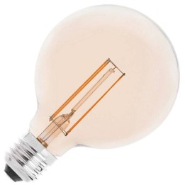 Bombilla LED E27 Globo Filamento 4W 350Lm Ambar