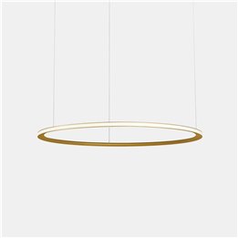 Lámpara Colgante Circular Outward 3 Rings (ø900 ø2000 ø900) LED 211.2W 10651lm 4000K Oro Leds C4 CF4O-00X9AZDUEF