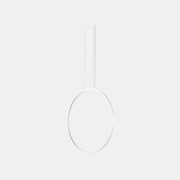 Lámpara Colgante Circular Vertical Side ø600 Recessed LED 31.7W 1615lm 4000K Blanco Leds C4 CP5A-00X9AZOU14