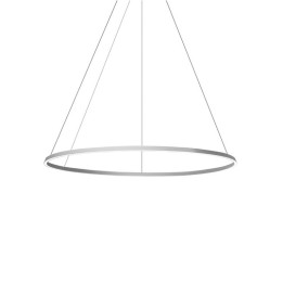 Lámpara Colgante Circular Downward ø600 Recessed LED 31.7W 1615lm 4000K Negro Leds C4 CS5A-00X9AZDU05