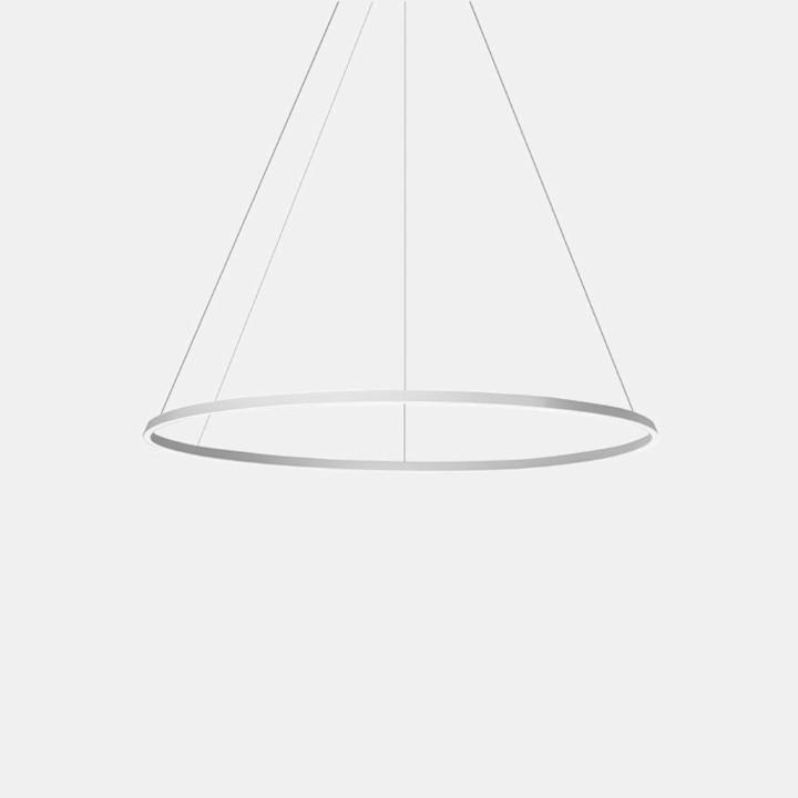 Lámpara Colgante Circular Downward ø1200 Recessed LED 63.5W 2421lm 2700K Blanco Leds C4 CS5B-00V9AZDU14