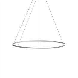 Lámpara Colgante Circular Downward ø2000 Recessed LED 120W 4238lm 2700K Negro Leds C4 CS5C-00V9AZDU05