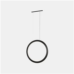 Lámpara Colgante Circular Vertical Inward ø600 Surface LED 31.7W 1264lm 2700K Oro Leds C4 CV4A-00V9AZDUEF