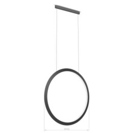 Lámpara Colgante Circular Vertical Inward ø1200 Surface LED 63.5W 2458lm 3000K Oro Leds C4 CV4B-00W9AZOUEF