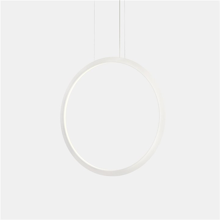 Lámpara Colgante Circular Vertical Inward ø900 Recessed LED 45.6W 1677lm 3000K Blanco Leds C4 CV5K-00W9AZOU14
