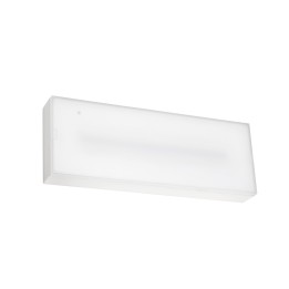 Luminaria de emergencia DECO Superficie IP44, 60lm -1h /No Permanente Leds C4 EM01-0060NN1400