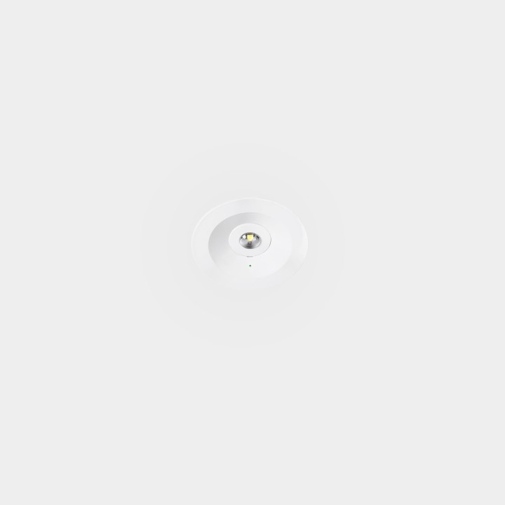 Luminaria de emergencia REDO Empotrado IP20 Blanco, 200lm -1h /Permanente Leds C4 EM04-0200PN1400