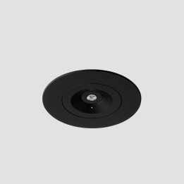 Luminaria de emergencia REDO Empotrado IP20 Negro, 200lm -1h /Permanente Leds C4 EM04-0200PN6000