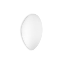 Aplique IP20 Glass 235mm E27 60W Blanco Forlight DE-0000-BLA