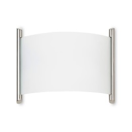 Aplique IP20 Niza E27 60W Niquel Santinado Forlight DE-0004-SAT