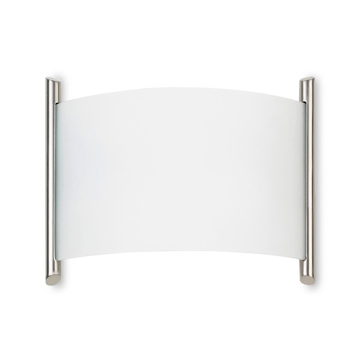 Aplique IP20 Niza E27 60W Niquel Santinado Forlight DE-0004-SAT