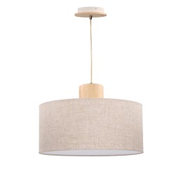 Lámpara Colgante IP20 Lampa E27 40W imitación madera Forlight DE-0008-MAD