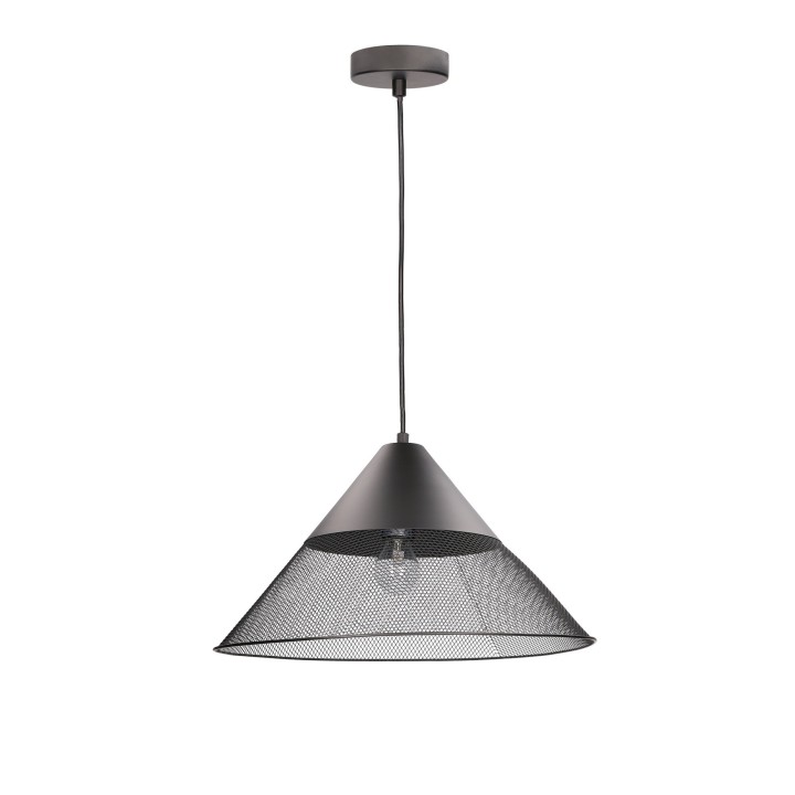 Lámpara Colgante IP20 Maya E27 40W Negro Forlight DE-0011-NEG