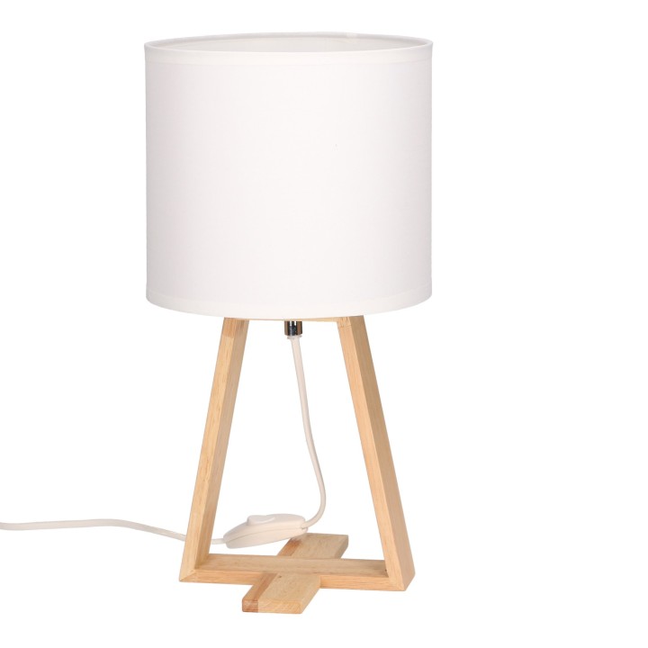 Lámpara de Sobremesa IP20 Nuts E27 40W Blanco Forlight DE-0020-BLA