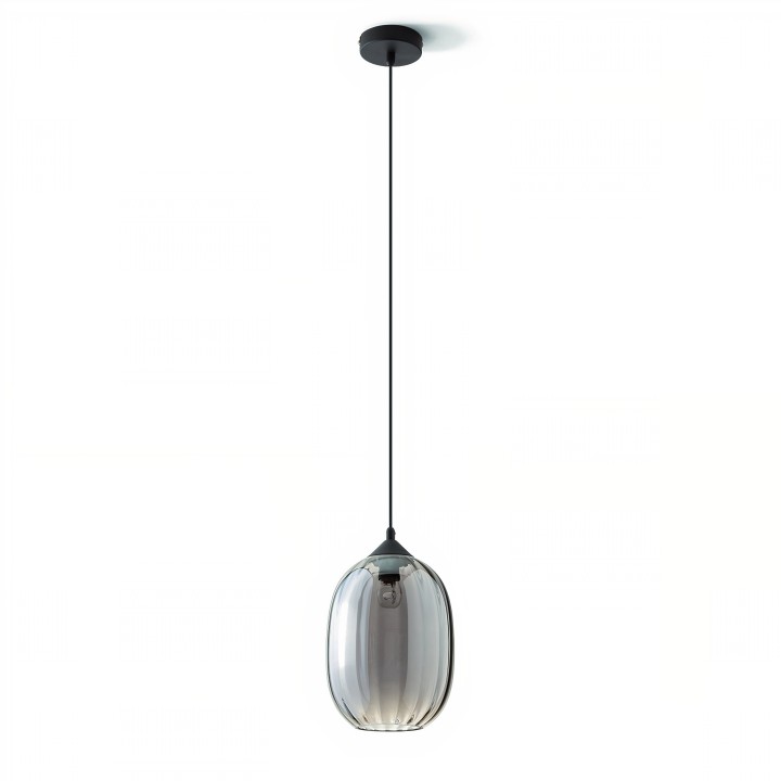 Lámpara Colgante IP20 Kea E27 40W Negro Forlight DE-0022-NEG