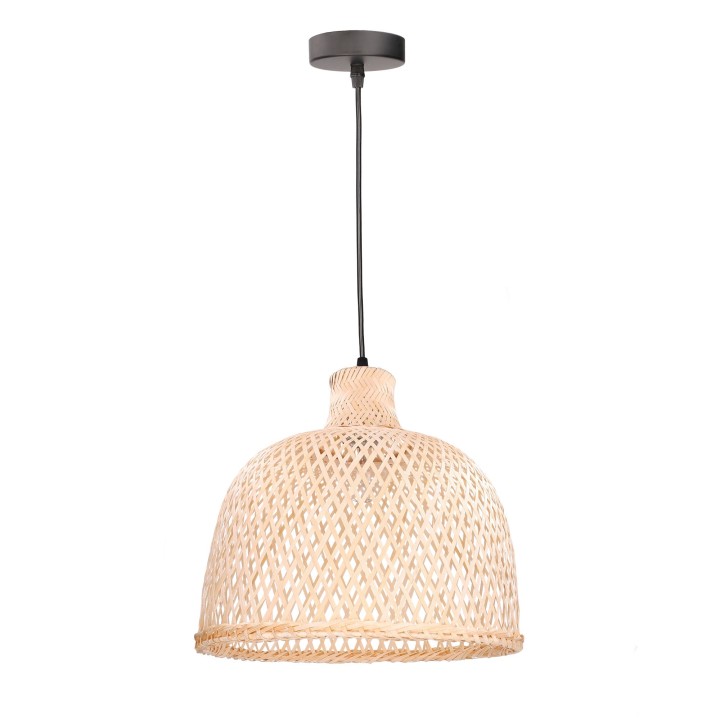 Lámpara Colgante IP20 Riba Ø350mm E27 40W Negro Forlight DE-0024-NEG
