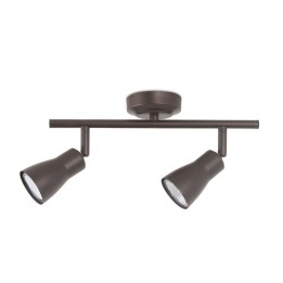 Proyector IP20 Safran Double GU10 7W Marrón 1099lm Forlight DE-0226-MAR
