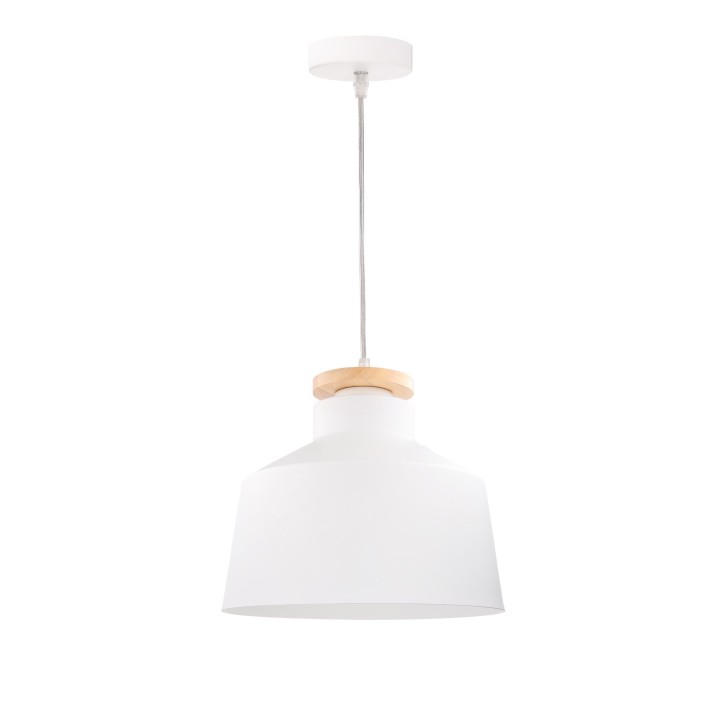 Lámpara Colgante IP20 Nube Ø300mm E27 60W Blanco 630lm Forlight DE-0233-BLA