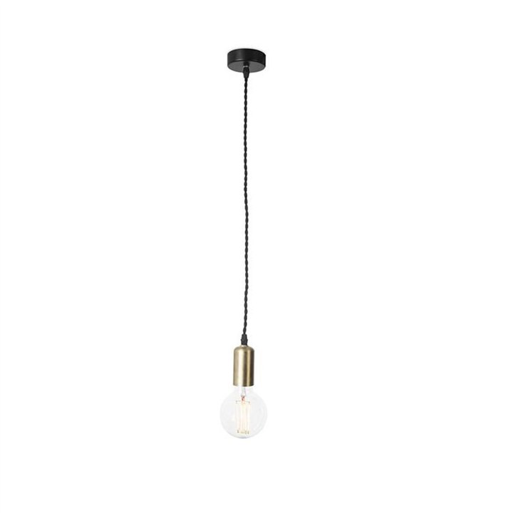 Lámpara Colgante IP20 Dixie E27 60W Oro 527lm Forlight DE-0267-ORO