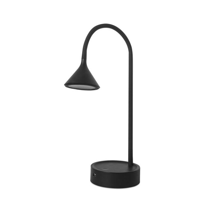 Lámpara de Sobremesa IP20 Ding LED 4.8W 3000K Negro 326lm Forlight DE-0271-NEG