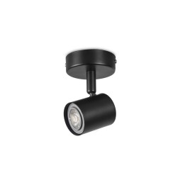 Proyector IP20 Keeper Simple GU10 7W Negro Forlight DE-0479-NEG