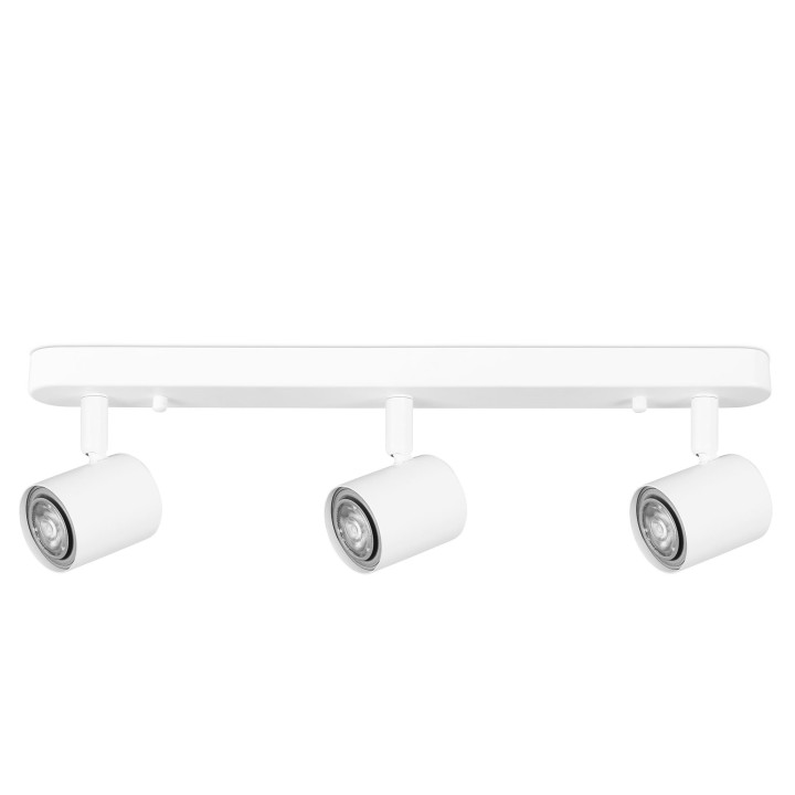 Proyector IP20 Keeper Triplex GU10 7W Blanco Forlight DE-0481-BLA