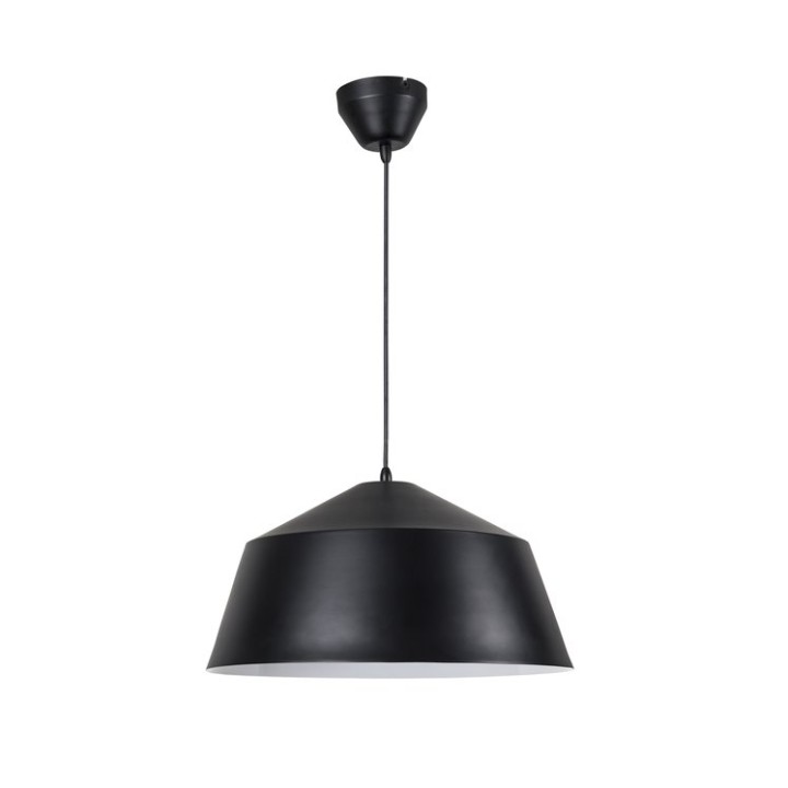 Lámpara Colgante IP20 Bowl  Ø400mm E27 40W Negro Forlight DE-0488-NEG