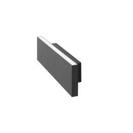 Aplique IP20 Thin LED 6.4W 3000K Negro 215lm Forlight DE-0509-NEG