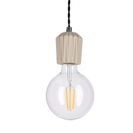 Lámpara Colgante IP20 Bloom E27 23W Cemento Forlight DE-0518-CEM
