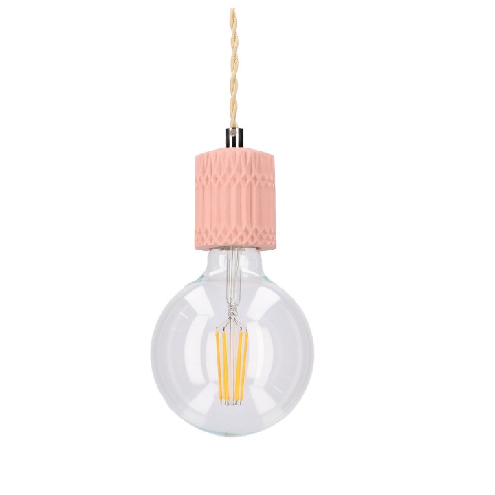 Lámpara Colgante IP20 Bloom E27 23W Cemento Forlight DE-0519-CEM